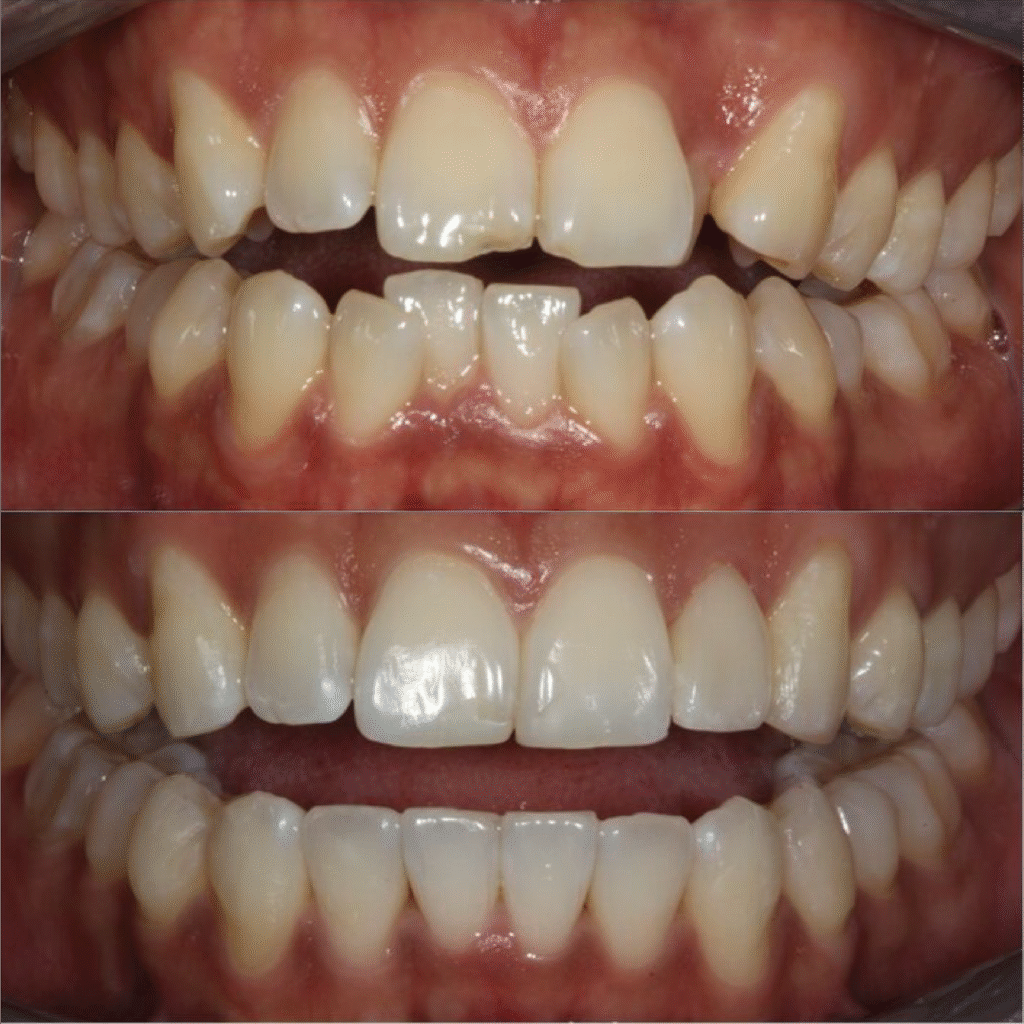 Antes depois alinhadores 03